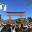観光客で常ににぎわう！鎌倉、若宮王路を楽しむ